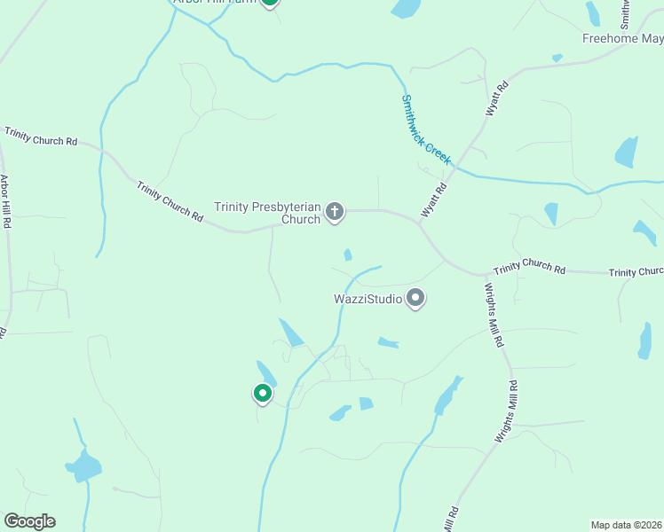 map of restaurants, bars, coffee shops, grocery stores, and more near 344 Trinity Lane in Canton