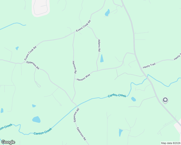 map of restaurants, bars, coffee shops, grocery stores, and more near 770 Henson Way in Canton