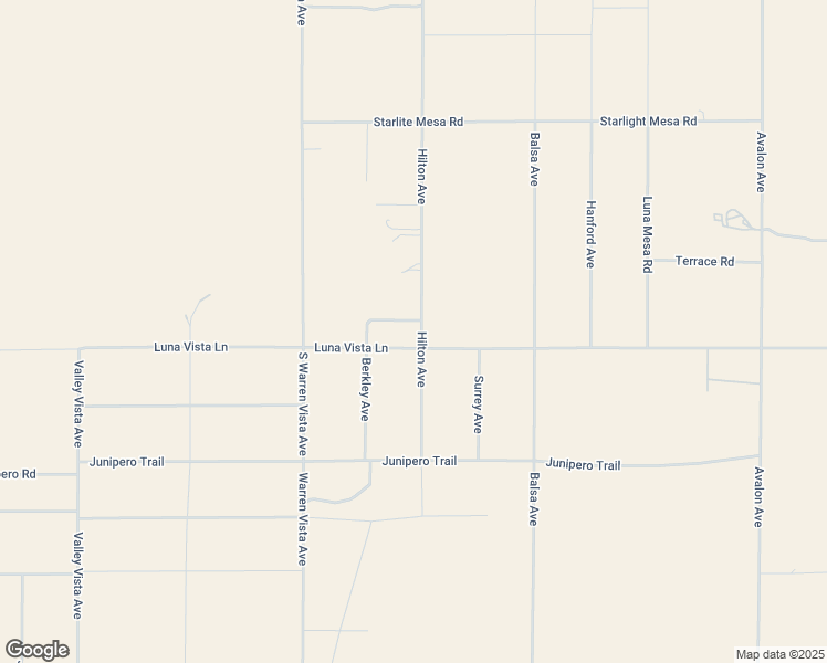 map of restaurants, bars, coffee shops, grocery stores, and more near 1698 Hilton Avenue in Yucca Valley