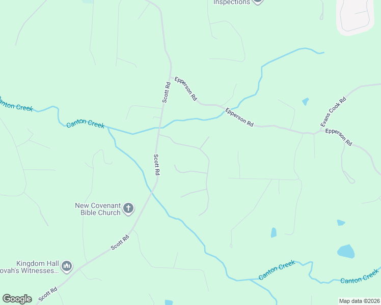 map of restaurants, bars, coffee shops, grocery stores, and more near 112 Pebblebrooke Run in Canton