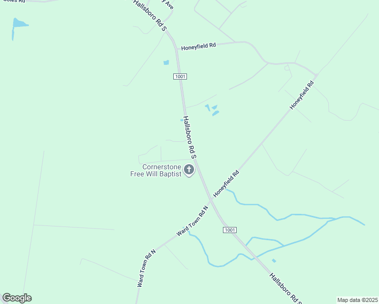 map of restaurants, bars, coffee shops, grocery stores, and more near 8320 Hallsboro Road South in Whiteville