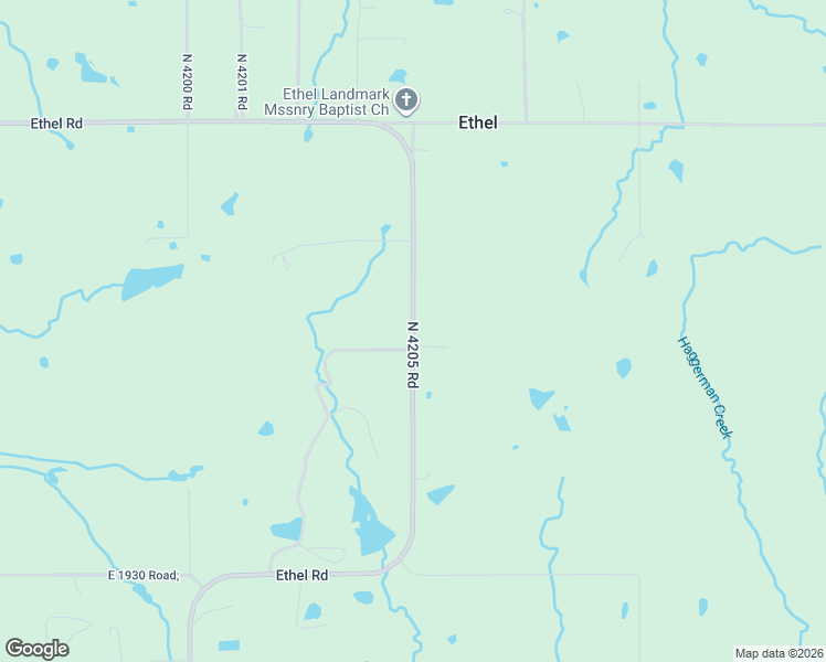 map of restaurants, bars, coffee shops, grocery stores, and more near County Road 4206 in Pushmataha County