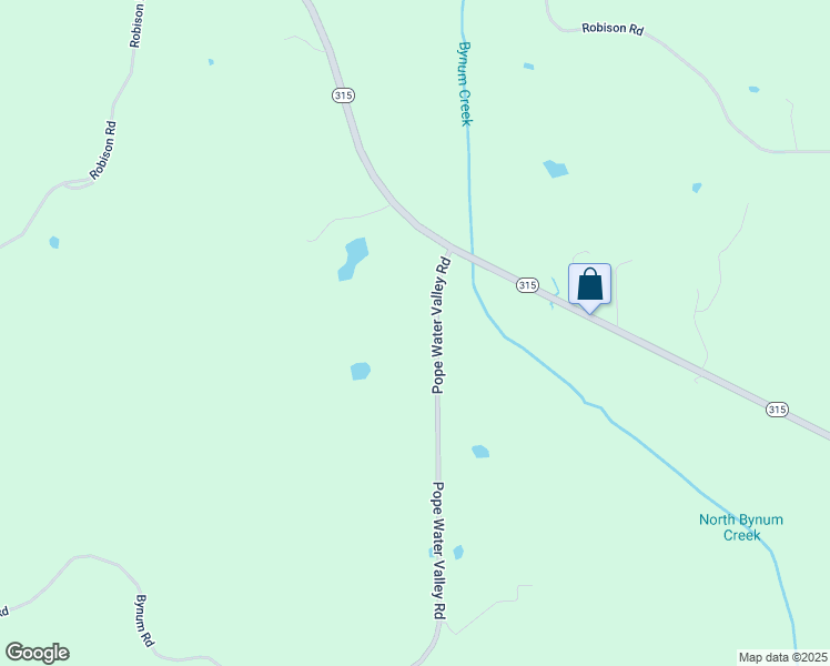 map of restaurants, bars, coffee shops, grocery stores, and more near 14003 Pope Water Valley Road in Water Valley