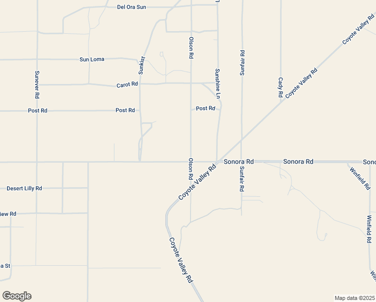 map of restaurants, bars, coffee shops, grocery stores, and more near 66750 Pole Line Road in Joshua Tree