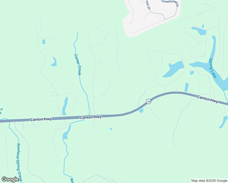 map of restaurants, bars, coffee shops, grocery stores, and more near 13 Isabella Court in Cartersville
