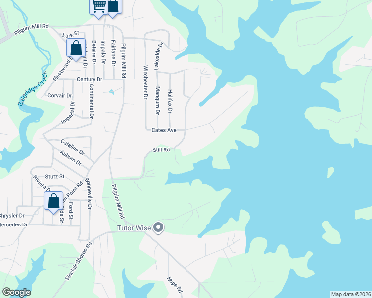 map of restaurants, bars, coffee shops, grocery stores, and more near 3240 Still Road in Cumming