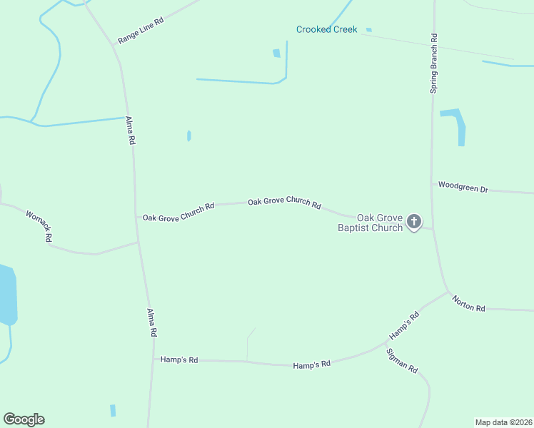 map of restaurants, bars, coffee shops, grocery stores, and more near 5650 Oak Grove Church Road in Nichols