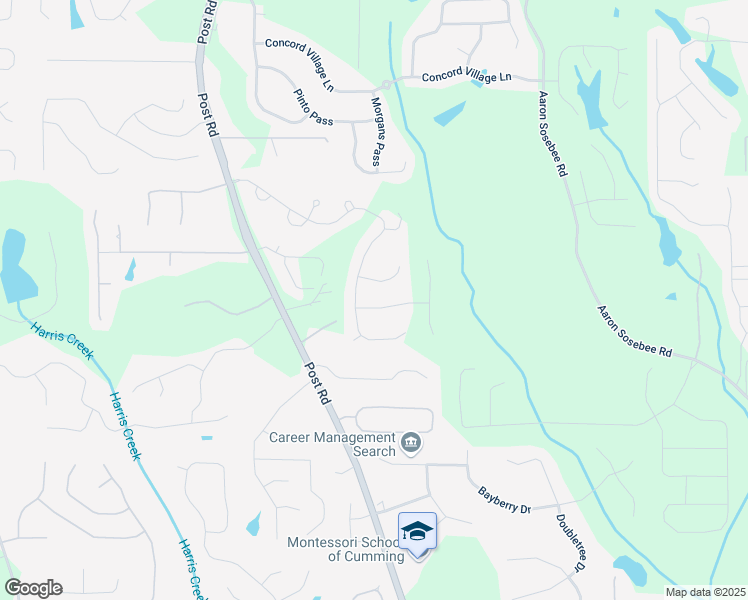 map of restaurants, bars, coffee shops, grocery stores, and more near 5025 Bryce ln in Cumming