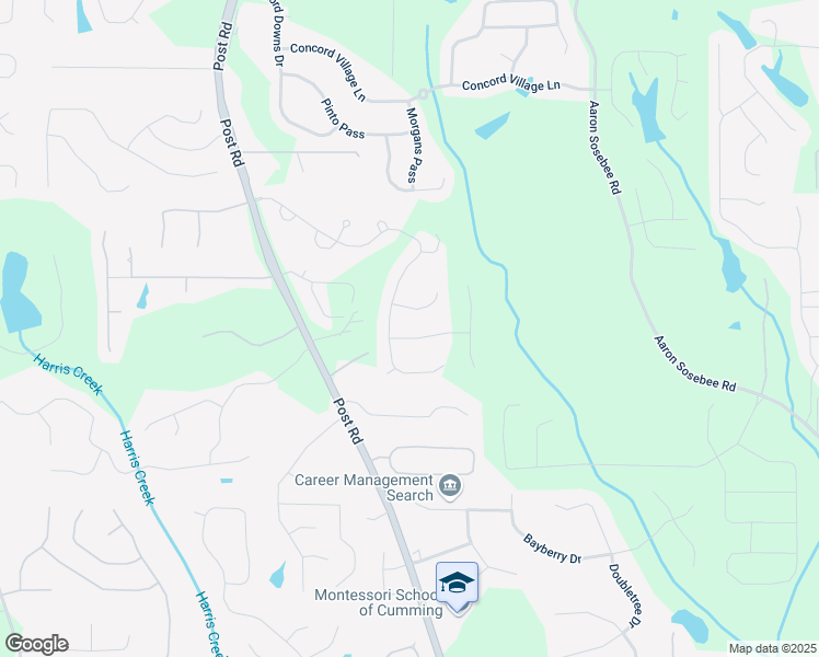 map of restaurants, bars, coffee shops, grocery stores, and more near 5025 Bryce ln in Cumming