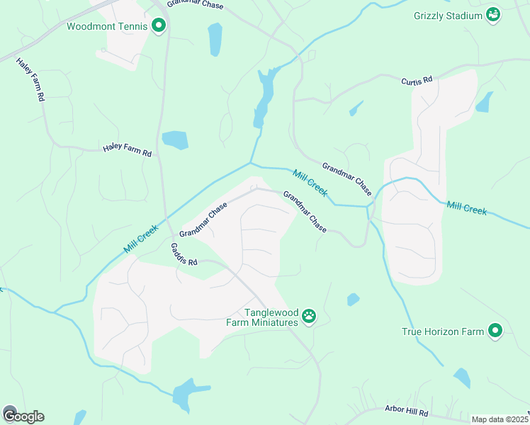 map of restaurants, bars, coffee shops, grocery stores, and more near 124 Grand Oaks Drive in Canton
