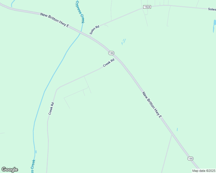 map of restaurants, bars, coffee shops, grocery stores, and more near 235 Creek Road in Whiteville