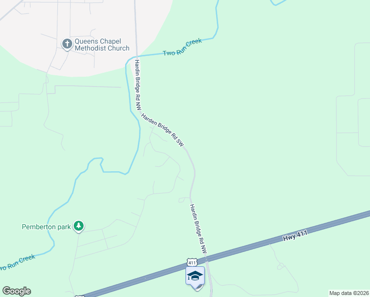 map of restaurants, bars, coffee shops, grocery stores, and more near 100-140 Hardin Bridge Road Northwest in Kingston