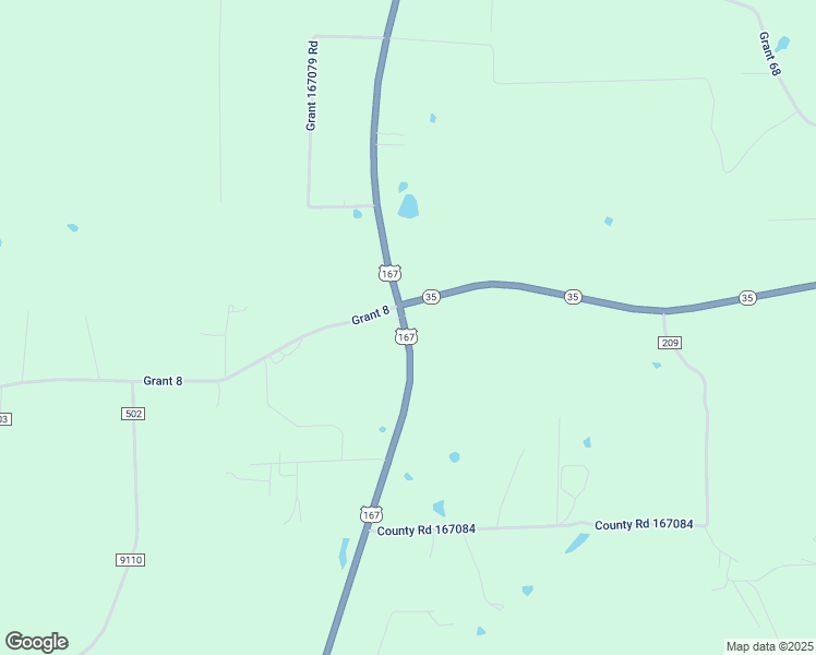 map of restaurants, bars, coffee shops, grocery stores, and more near 6144 U.S. 167 in Sheridan