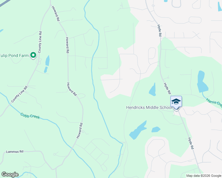 map of restaurants, bars, coffee shops, grocery stores, and more near 5160 Hyde Way in Cumming