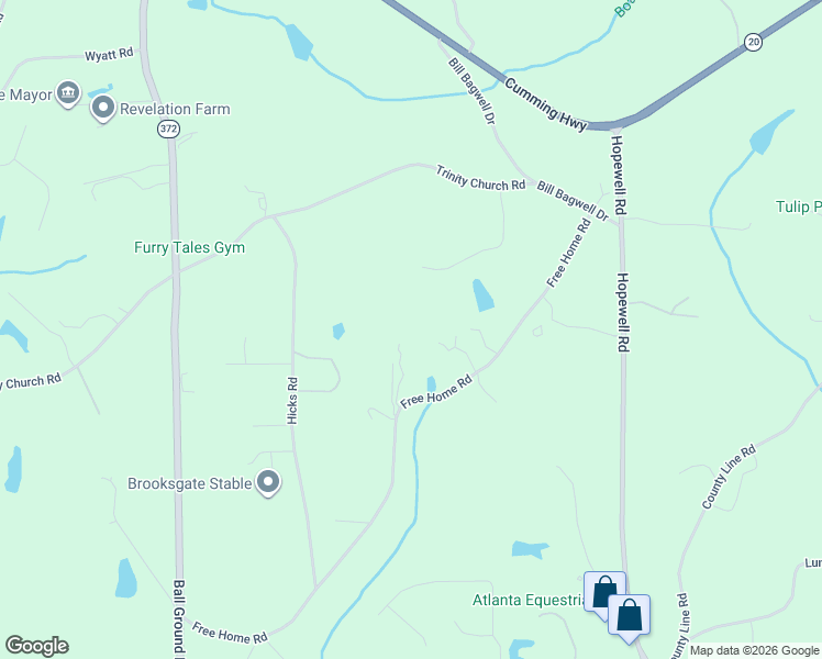 map of restaurants, bars, coffee shops, grocery stores, and more near 949 Free Home Road in Canton