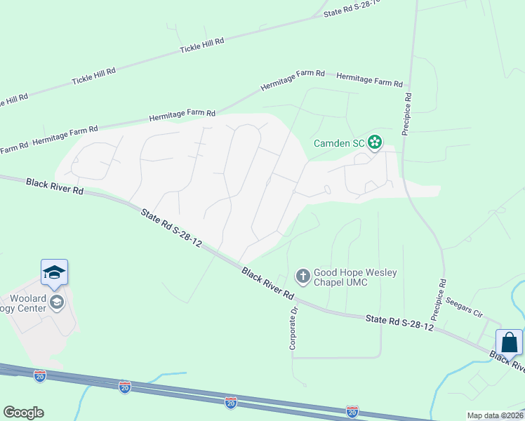 map of restaurants, bars, coffee shops, grocery stores, and more near 364 Rapid Run in Camden