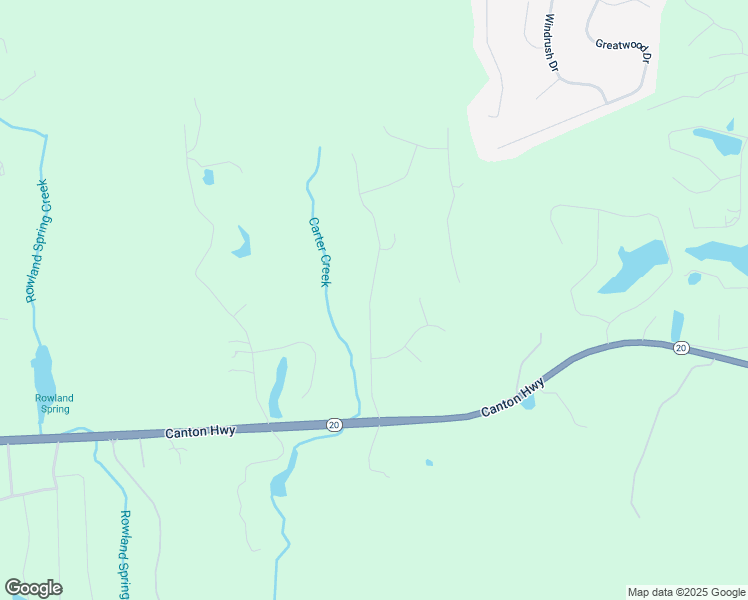 map of restaurants, bars, coffee shops, grocery stores, and more near 64 Roberson Drive in Cartersville