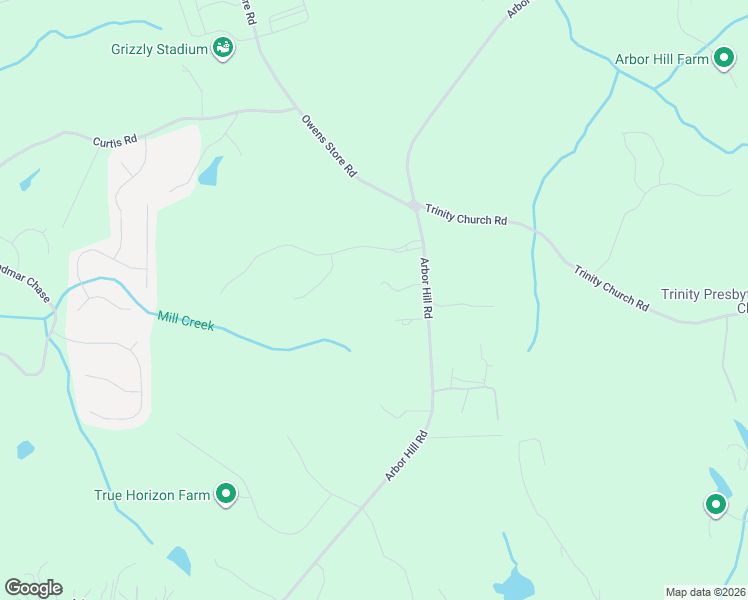 map of restaurants, bars, coffee shops, grocery stores, and more near 3751 Arbor Hill Rd in Canton