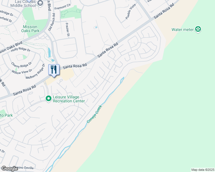 map of restaurants, bars, coffee shops, grocery stores, and more near 34122 Village 34 in Camarillo