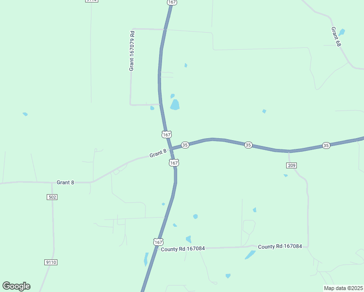 map of restaurants, bars, coffee shops, grocery stores, and more near 2-92 Arkansas 35 in Sheridan