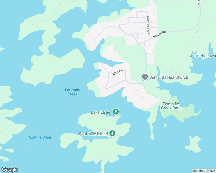 map of restaurants, bars, coffee shops, grocery stores, and more near 9515 Lisa Circle in Gainesville