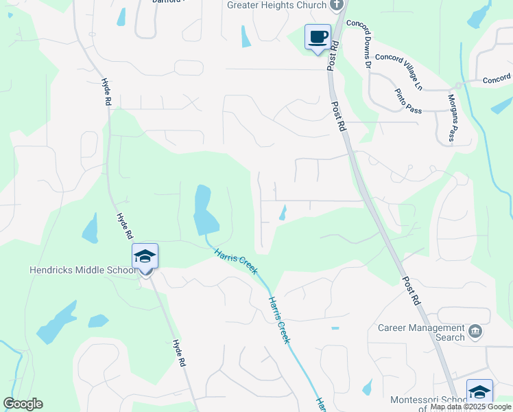 map of restaurants, bars, coffee shops, grocery stores, and more near 4435 Manor Creek Drive in Cumming