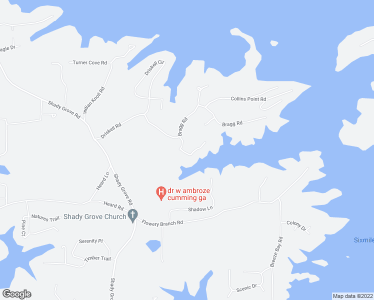 map of restaurants, bars, coffee shops, grocery stores, and more near 6835 Nantucket Cove in Cumming