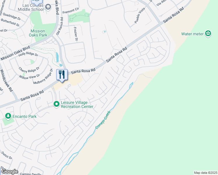 map of restaurants, bars, coffee shops, grocery stores, and more near 31310 Village 31 in Camarillo