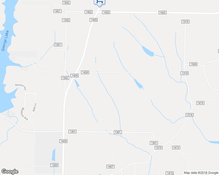 map of restaurants, bars, coffee shops, grocery stores, and more near 340 County Road 1420 in Vinemont