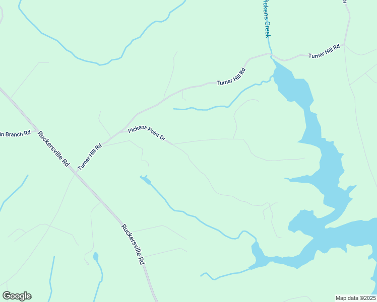 map of restaurants, bars, coffee shops, grocery stores, and more near Pickens Point Drive in Elberton