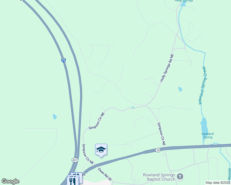 map of restaurants, bars, coffee shops, grocery stores, and more near 31 Kay Road in White