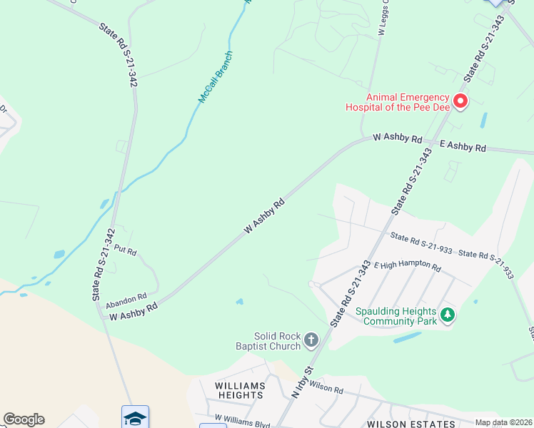 map of restaurants, bars, coffee shops, grocery stores, and more near 625 West Ashby Road in Florence