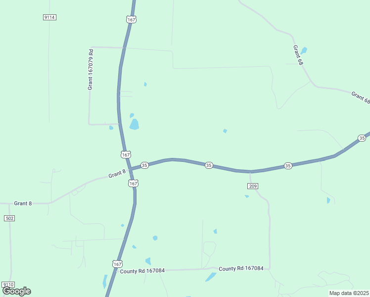 map of restaurants, bars, coffee shops, grocery stores, and more near 280 Arkansas 35 in Sheridan