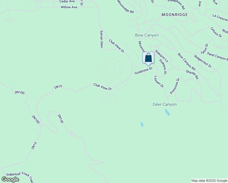 map of restaurants, bars, coffee shops, grocery stores, and more near 43004 Clover Drive in Big Bear Lake
