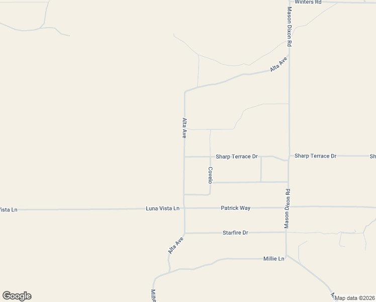 map of restaurants, bars, coffee shops, grocery stores, and more near 1495 Alta Avenue in Yucca Valley