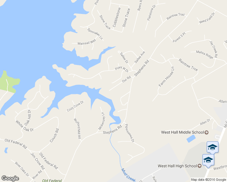 map of restaurants, bars, coffee shops, grocery stores, and more near 5555 Our Road in Oakwood