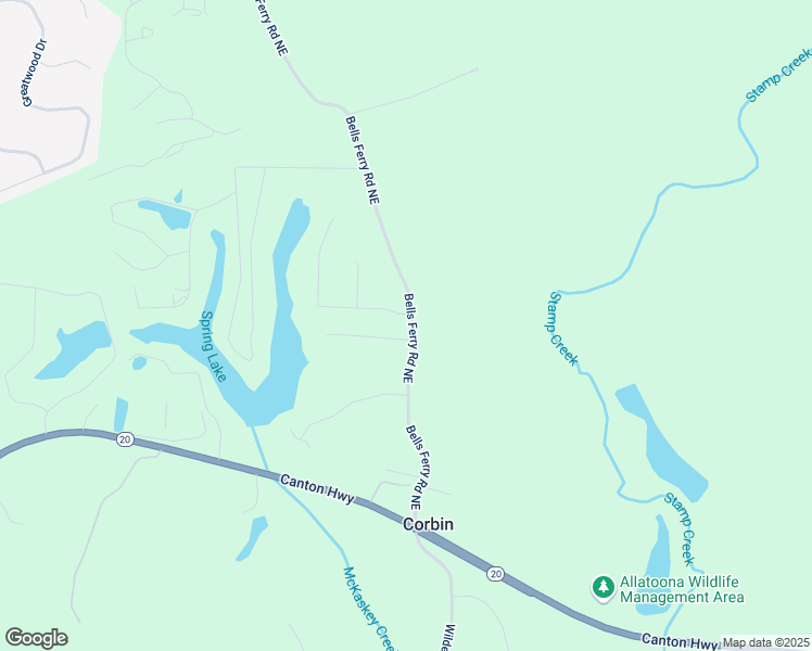 map of restaurants, bars, coffee shops, grocery stores, and more near 11 Lake Overlook Drive in White