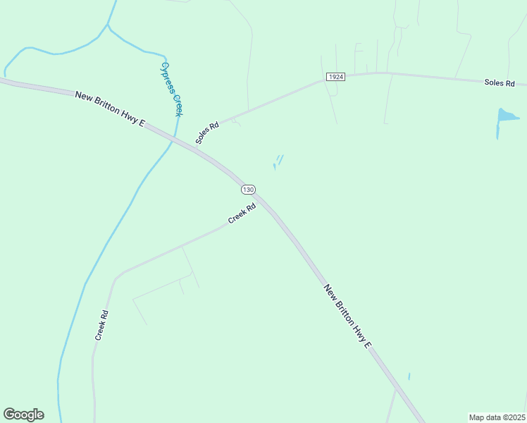 map of restaurants, bars, coffee shops, grocery stores, and more near 6898 New Britton Highway East in Whiteville