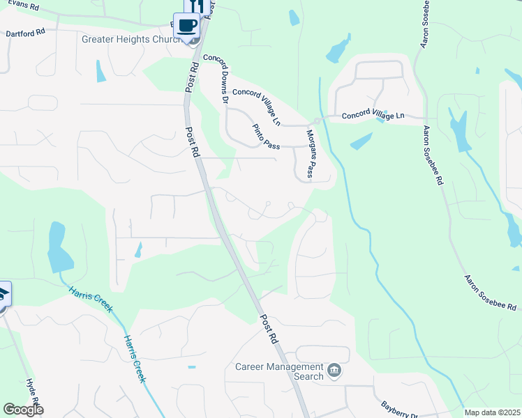 map of restaurants, bars, coffee shops, grocery stores, and more near 4325 Bellehurst lane in Cumming