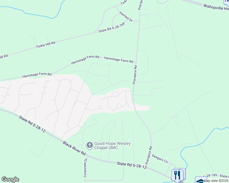map of restaurants, bars, coffee shops, grocery stores, and more near 209 Bobwhite Circle in Camden