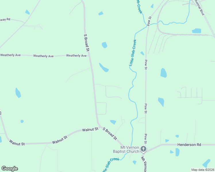 map of restaurants, bars, coffee shops, grocery stores, and more near Villa Grande Drive in Albertville