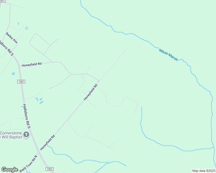 map of restaurants, bars, coffee shops, grocery stores, and more near 780 Honeyfield Road in Whiteville