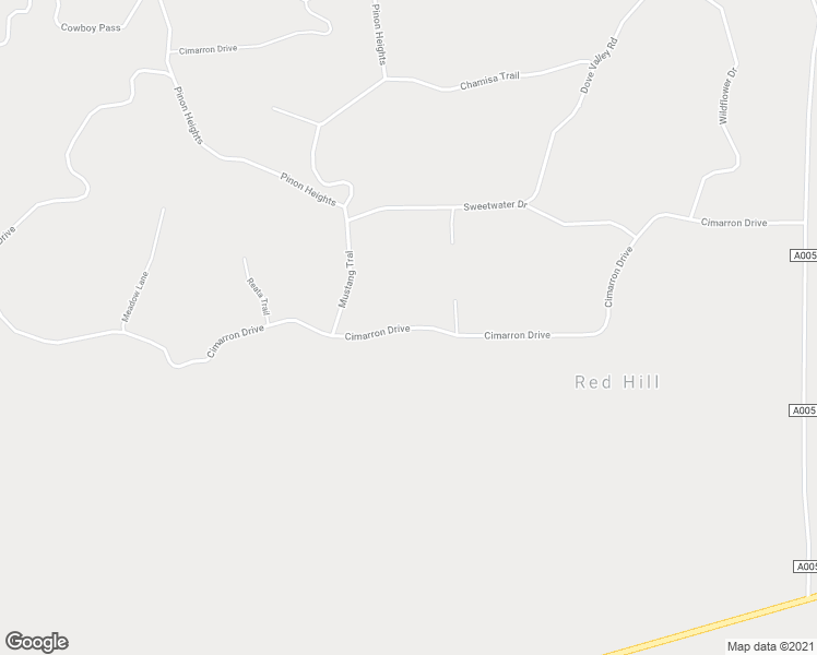 map of restaurants, bars, coffee shops, grocery stores, and more near Cimarron Drive in Quemado