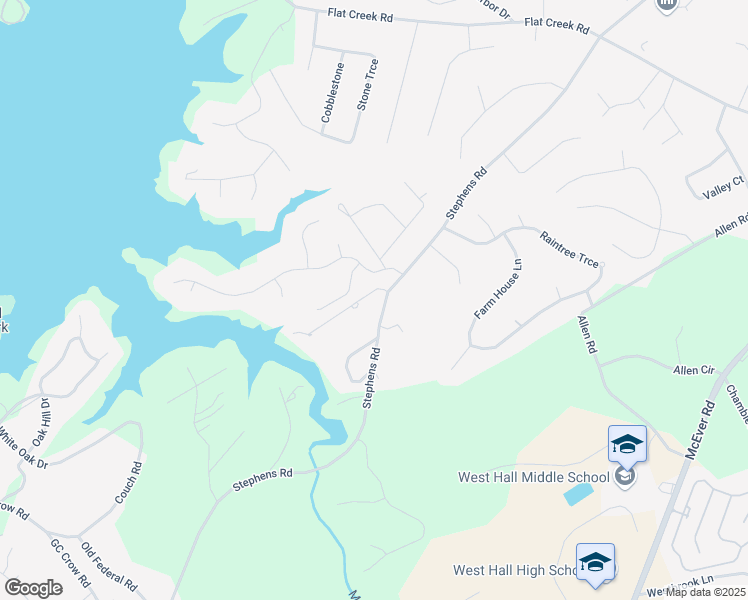 map of restaurants, bars, coffee shops, grocery stores, and more near 5505 Our Road in Oakwood