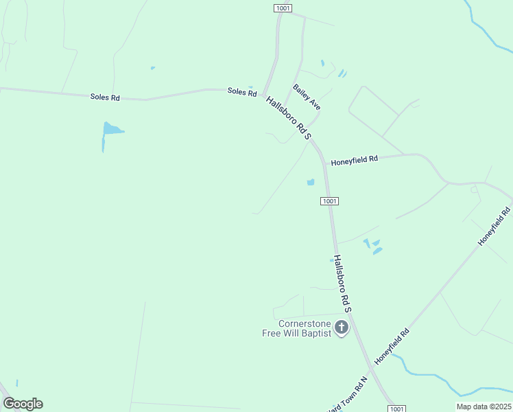 map of restaurants, bars, coffee shops, grocery stores, and more near 270 Shiloh Estates Road in Whiteville