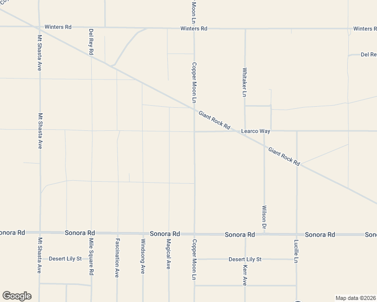 map of restaurants, bars, coffee shops, grocery stores, and more near 1356 Enchanted Road in Joshua Tree