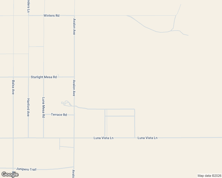 map of restaurants, bars, coffee shops, grocery stores, and more near 1313 Avalon Avenue in Yucca Valley