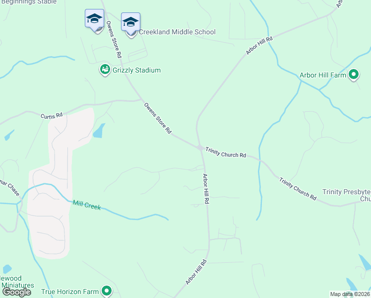 map of restaurants, bars, coffee shops, grocery stores, and more near 1914 Owens Store Road in Canton