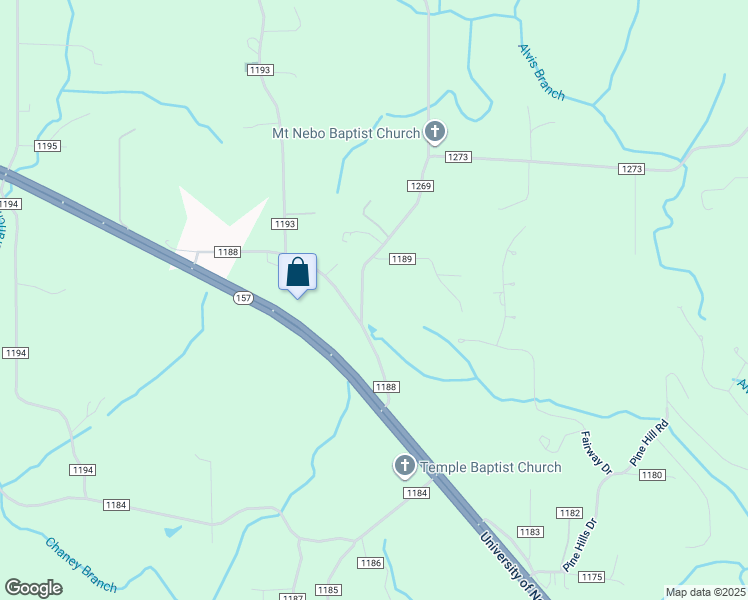 map of restaurants, bars, coffee shops, grocery stores, and more near 74 County Road 1269 in Cullman