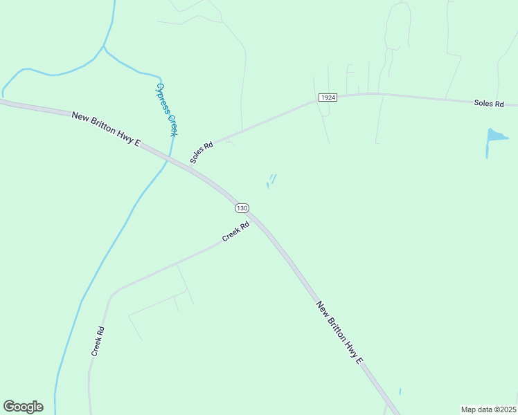 map of restaurants, bars, coffee shops, grocery stores, and more near 6877 New Britton Highway East in Whiteville